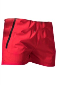 SKSP019 makes three-minute dry breathable sports shorts marathon track and field running fitness training sports shorts side pocket zipper pocket sports shorts center detail view-1